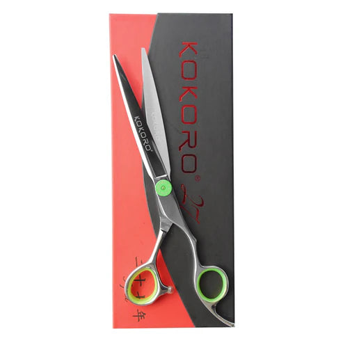 TIJERA PROFESIONAL KOKORO GREEN DE CORTE 7.0