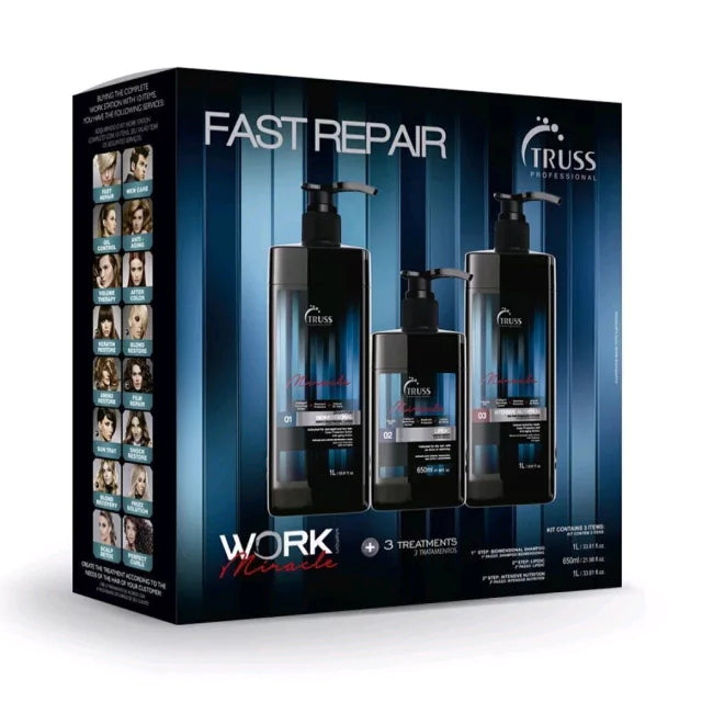 TRUSS | TRATAMIENTO MIRACLE FAST REPAIR  3 PASOS