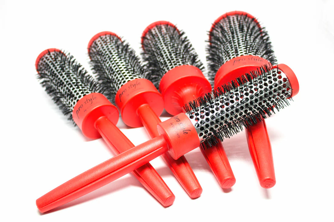 Juego de 5 Cepillos Kokoro Prostyle Color Rojo