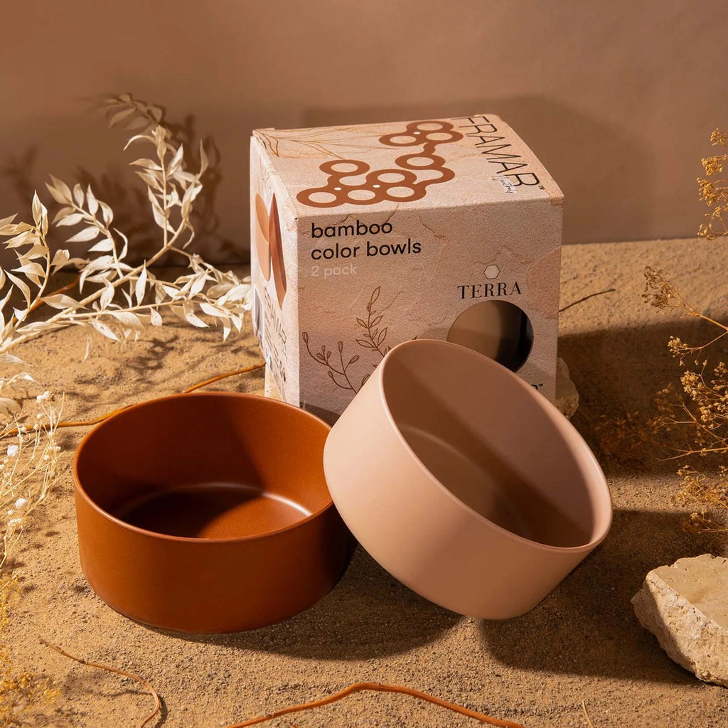 Framar | Bamboo Terra Bowls 2 piezas