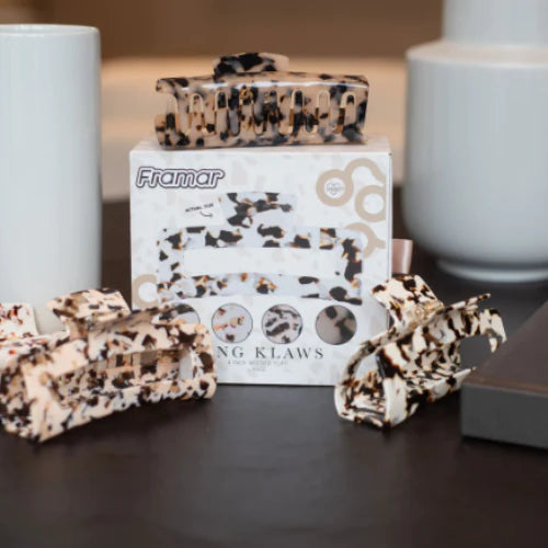 Framar | Pinzas para cabello cuadradas