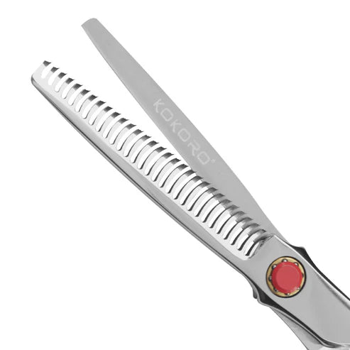 TIJERA PROFESIONAL KOKORO RED DE TEXTURA 6.0"