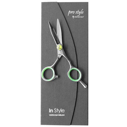 TIJERA PROFESIONAL KOKORO GREEN DE CORTE 4.5"