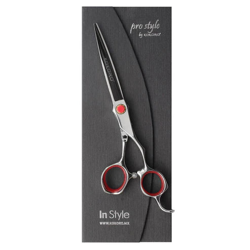 TIJERA PROFESIONAL KOKORO RED ERGO DE CORTE 6.5