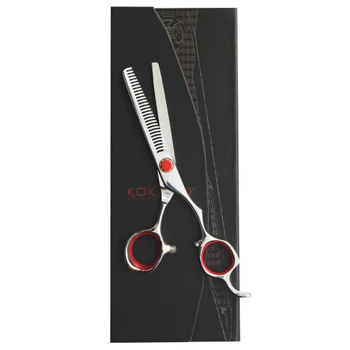 TIJERA PROFESIONAL KOKORO RED DE TEXTURA 5.5