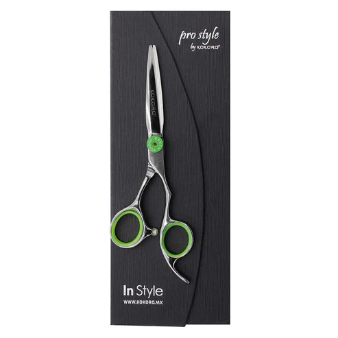 TIJERA PROFESIONAL KOKORO GREEN CORTE 5.5