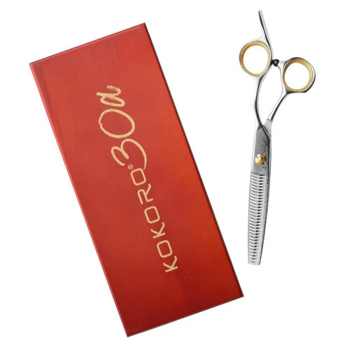 TIJERA PROFESIONAL KOKORO DAMASCO 30 AÑOS TEXTURA 6.0