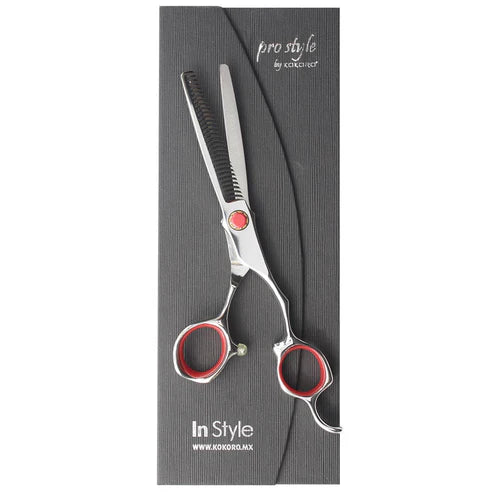 TIJERA PROFESIONAL KOKORO RED DE TEXTURA 6.0