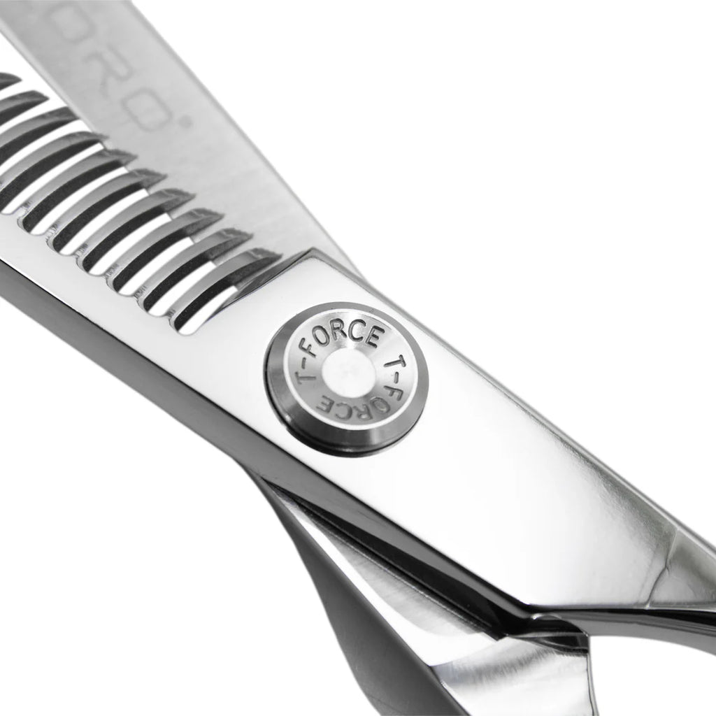 TIJERA PROFESIONAL KOKORO SILVER TEXTURA 6.0