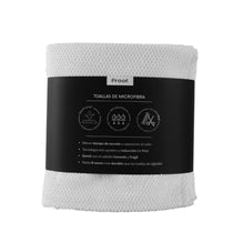 Proof | Toalla Microfibra Fluff - 2 Pack Blanco