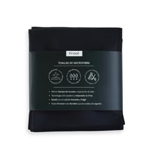 Proof | Toallas Microfibra Pro Soft - 10 Pack Negro (Personalizable)