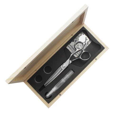 TIJERA PROFESIONAL KOKORO SILVER DE TEXTURA DE 6.0"