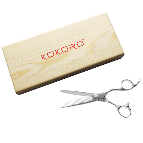 TIJERA PROFESIONAL KOKORO SILVER DE TEXTURA DE 6.0