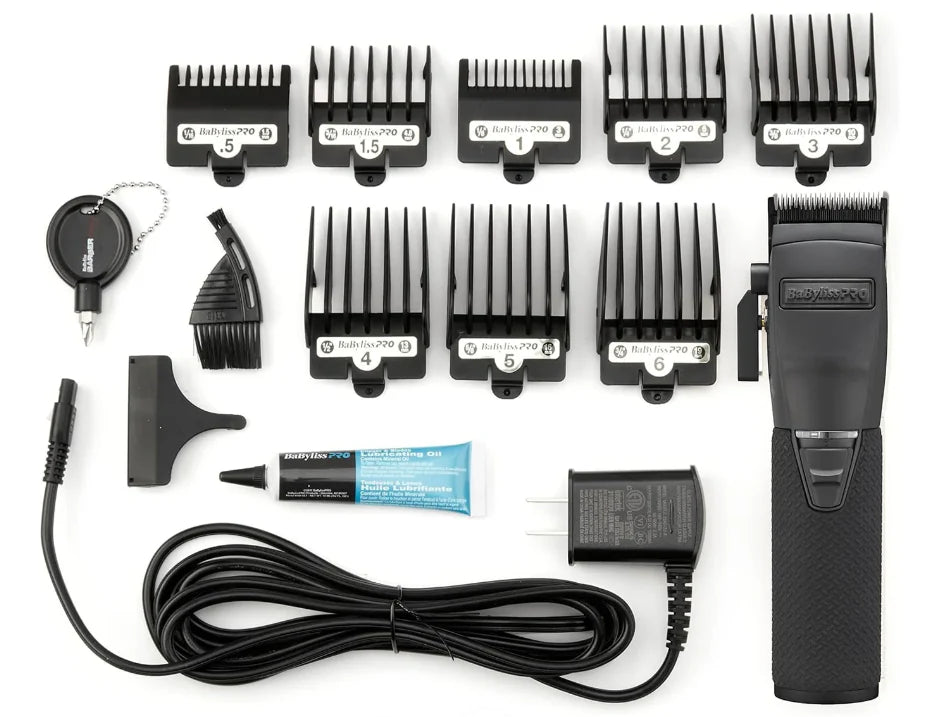 MAQUINA BABYLISS RECORTADORA INALAMBRICA NEGRO MATE FX BOOST+