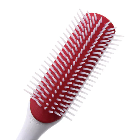 Cepillo Alaciador DENMAN White Rose Gold Crown Brush