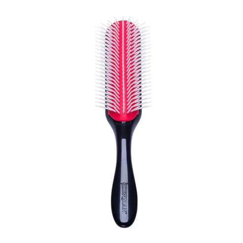 Cepillo para Rizos DENMAN Styler D4 De 9 Filas Negro/Rojo