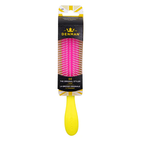 Cepillo Separar y Alisar DENMAN Honolulu yellow Brush