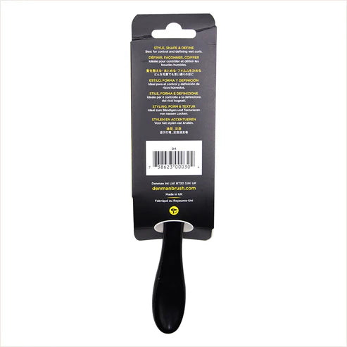 Cepillo para Rizos DENMAN Styler D4 De 9 Filas Negro/Rojo