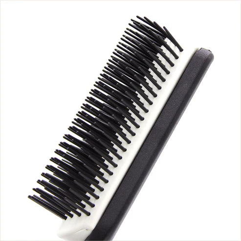 Cepillo para Rizos DENMAN Styler D4 De 9 Filas Negro/Blanco