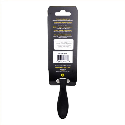 Cepillo para Rizos DENMAN Styler D4 De 9 Filas Negro/Blanco