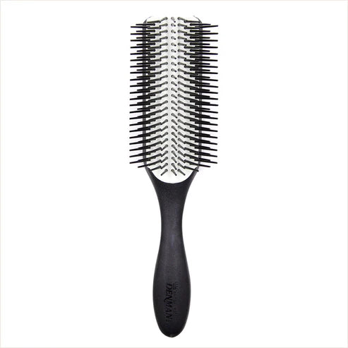 Cepillo para Rizos DENMAN Styler D4 De 9 Filas Negro/Blanco