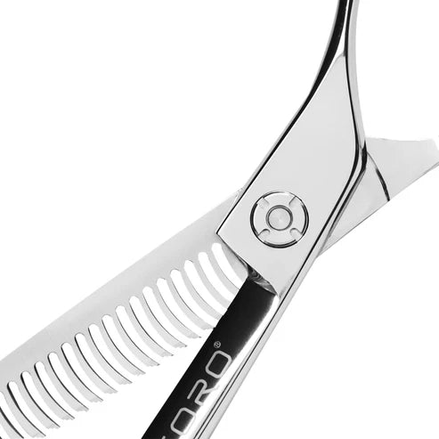 TIJERA PROFESIONAL KOKORO SILVER DE TEXTURA DE 6.0
