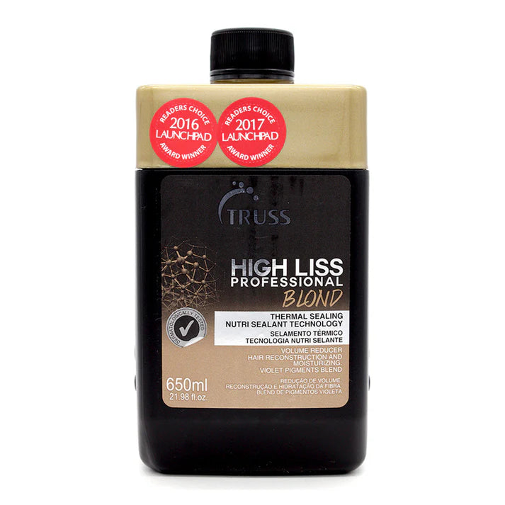 TRUSS | TRATAMIENTO DE ALACIADO PARA RUBIAS HIGH LISS BLOND 650 ML