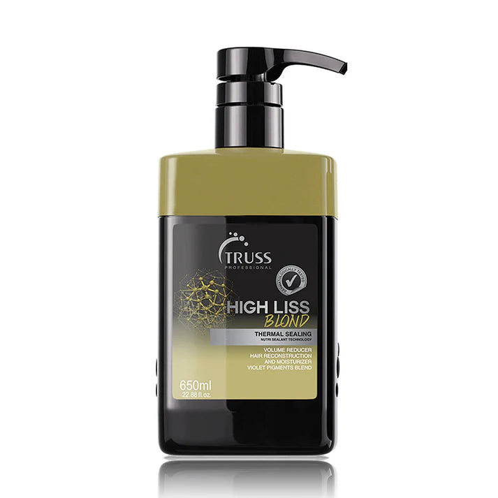 TRUSS | TRATAMIENTO DE ALACIADO PARA RUBIAS HIGH LISS BLOND 650 ML