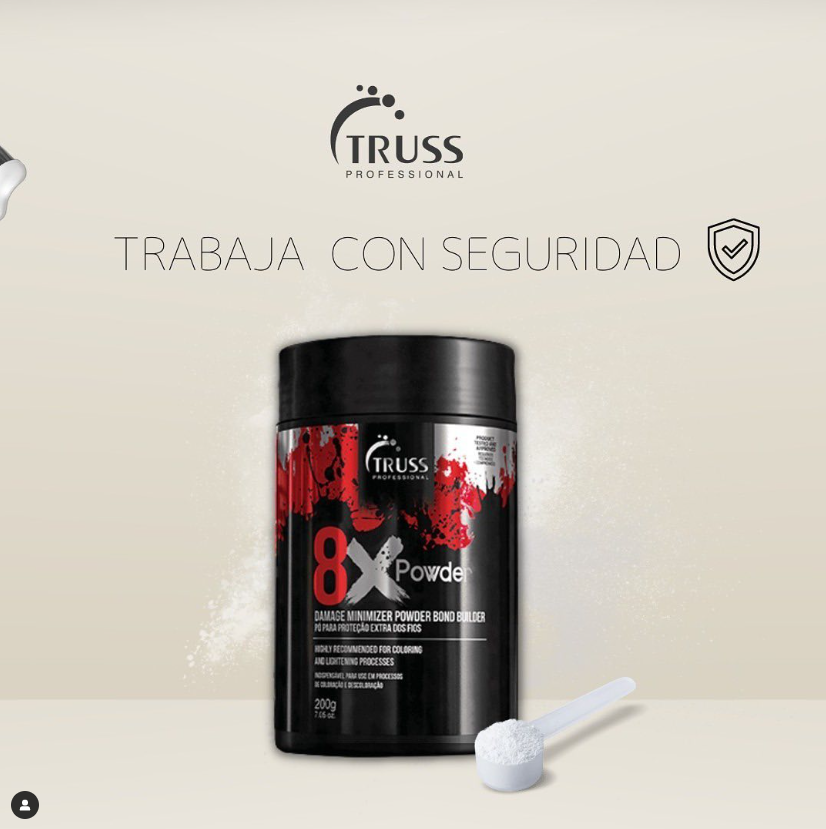 TRUSS | ADITIVO 8XPOWDER 200GR (PROTECTOR HEBRA CAPILAR)