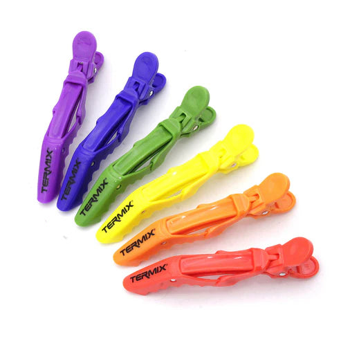 Set 6 Pinzas de Pelo Profesionales Pride Termix