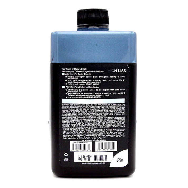 TRUSS | TRATAMIENTO DE ALACIADO HIGH LISS 650 ML