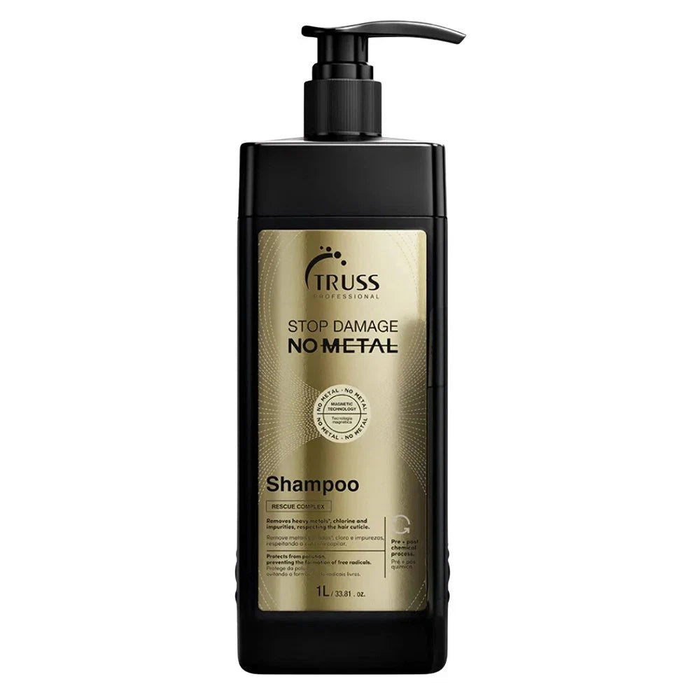 TRUSS PROFESSIONAL BACKBAR ESSENTIALS STOP PROFESSIONAL DAMAGE NO METAL SHAMPOO